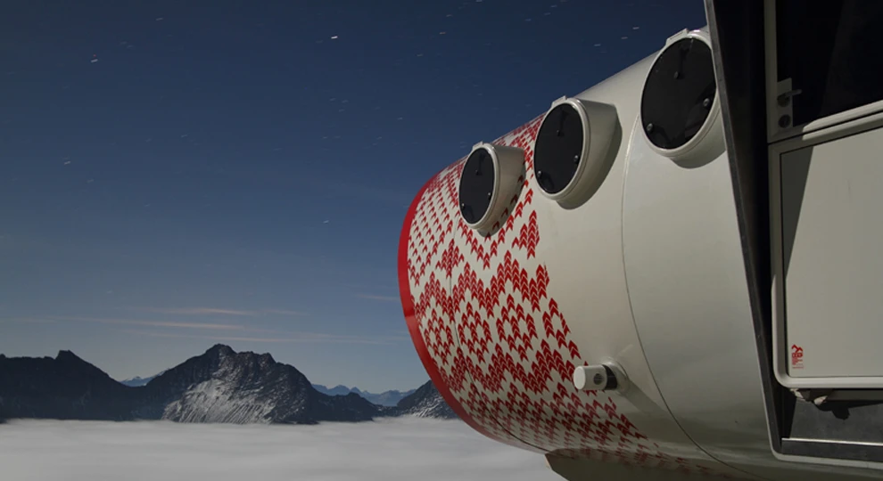 The pods have been built with durability in mind and are able to withstand "all kinds of mechanical and atmospheric stress" (image: LEAPfactory)