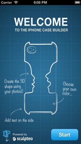 Users can make the profile of their face a part of the case design (Image: Sculpteo)