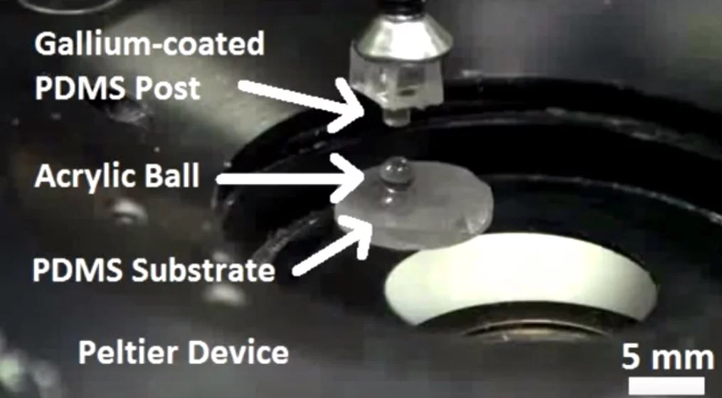 Gallium features on-demand reversible glue-like properties that could have applications in everything from industrial electronics processes to switchable adhesive feet for climbing robots