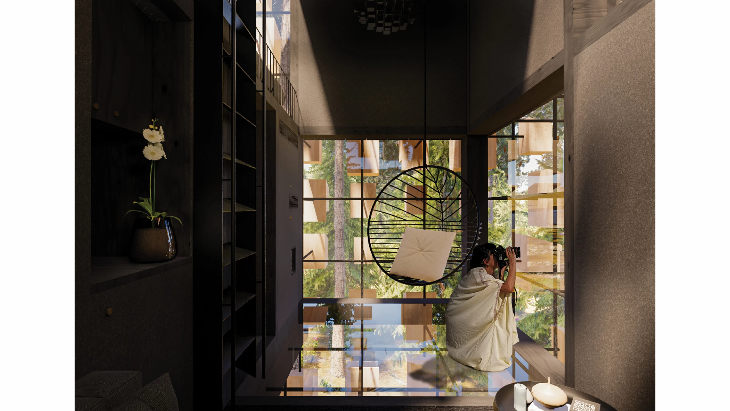 Biosphere's snug interior will measure 34 sq m (365 sq ft)