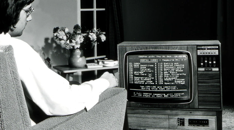 Early Ceefax transmissions required a decoder or special set