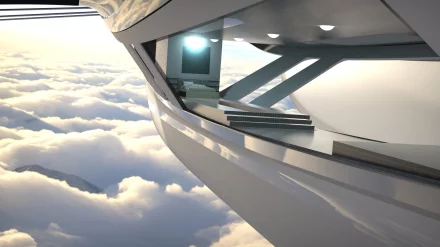 Majestic flying catamaran concept reimagines the blimp