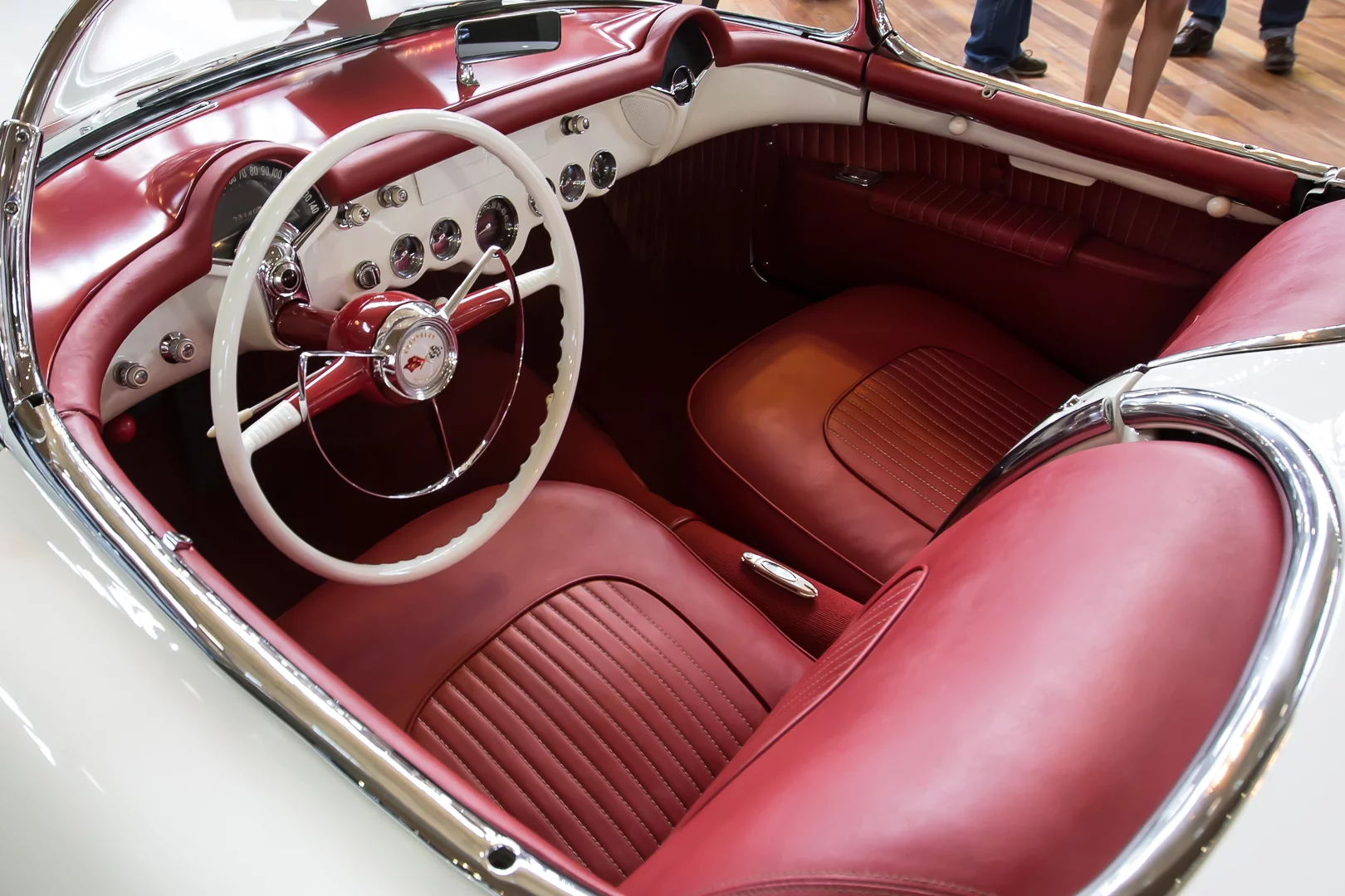 The 1954 Chevrolet Corvette S1 Convertible boasted a 0-60 mph (0-96 km/h) time of 11.5 seconds (Photo: Nick Lavars/Gizmag)