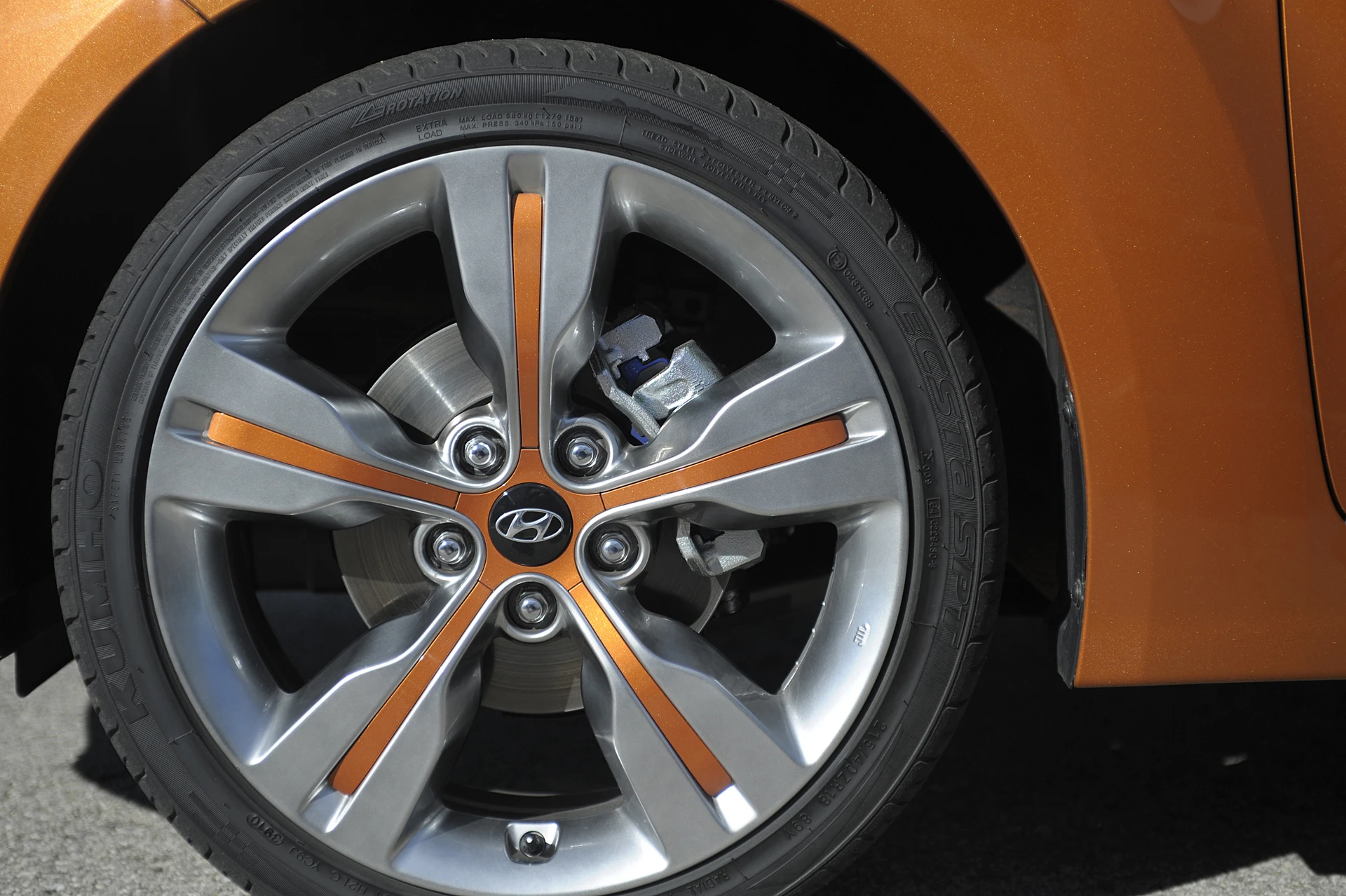 The Hyundai Veloster 3-door coupe