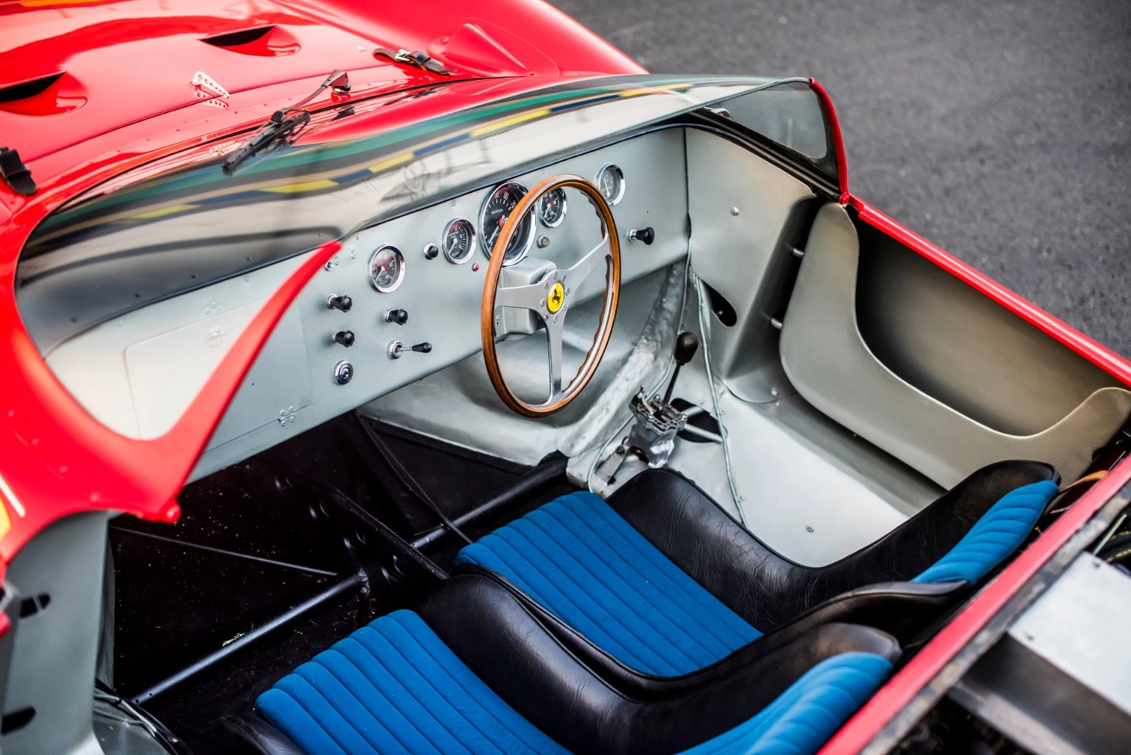 This Ferrari 275 P is the last Scuderia Ferrari car to win the 24 Hours of Le Mans, winning the world's most famous race twice (1963 & 1964), as well as winning the 1964 12 Hours of Sebring.