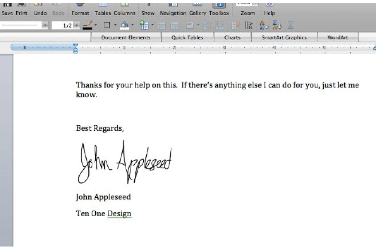 The Autograph for iPhone app lets you add your signature to electronic documents on your PC or Mac from your iPhone or iPod touch