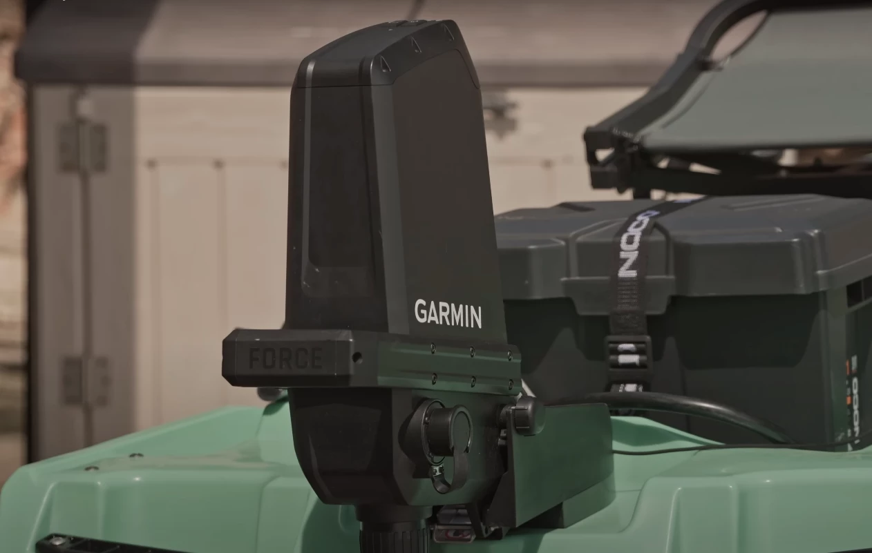 Garmin's new Force Current electric trolling motor with hands-free control