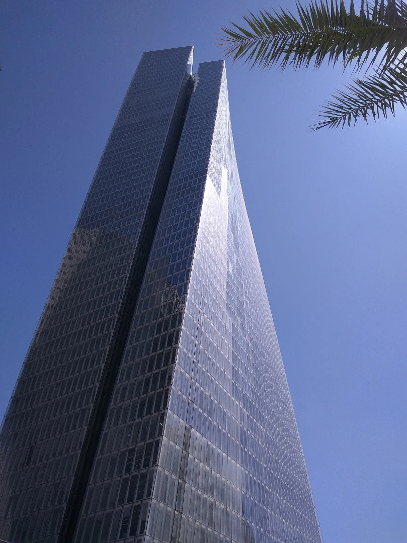 Runner up Azrieli Sharona, by David Azrieli Group, Moshe Zur Architects and Town Planners Ltd, twists around two different axes