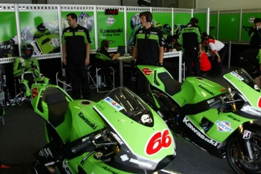 Success appears to be just around the corner for the Lime Green Kawasakis.
