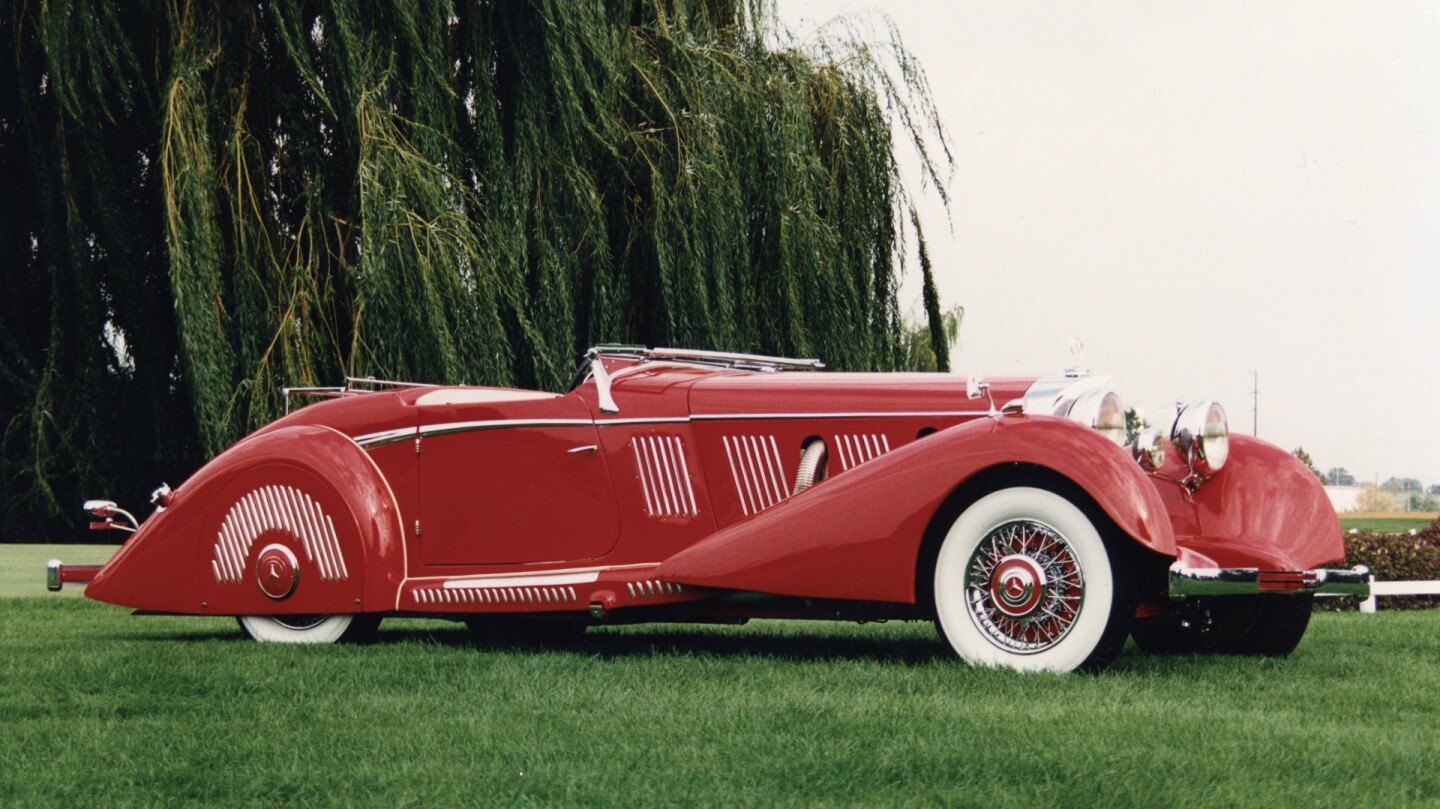 This 1937 540K Special Roadster was bodied by Mayfair, making it unique. It sold for $2,530,000 at Monterey Car Week 2007.