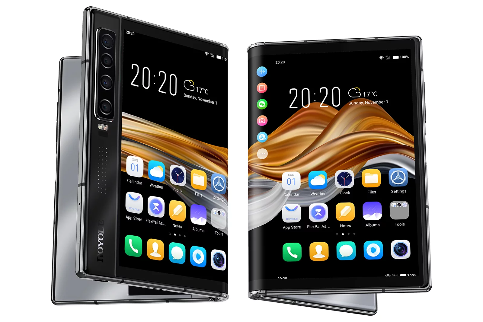 The phone comes equipped with a quad-lens camera