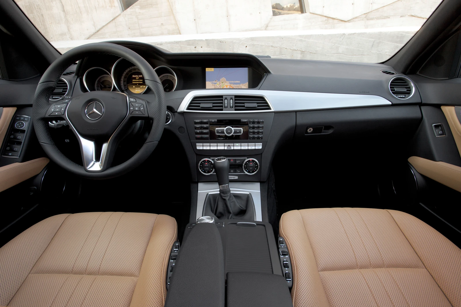 2011 Mercedes-Benz C-Class sedan, C 250 CDI interior
