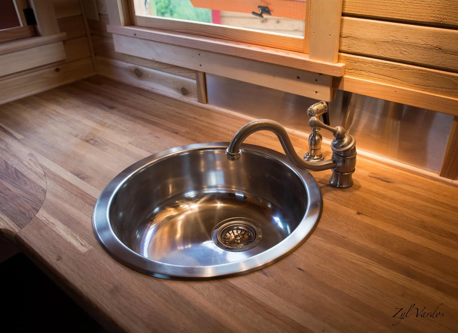 The Fuchsia's kitchen sink