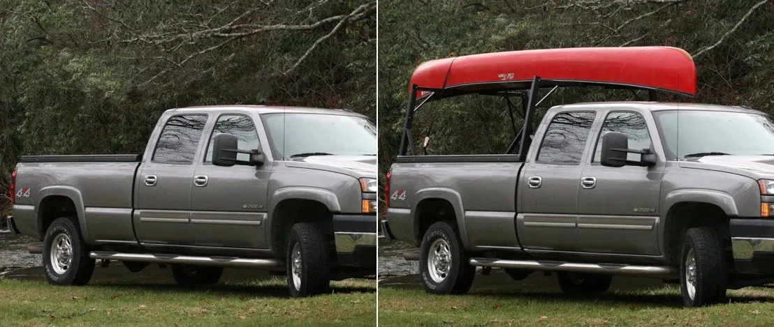 The Invis-A-Rack folds away when not in use