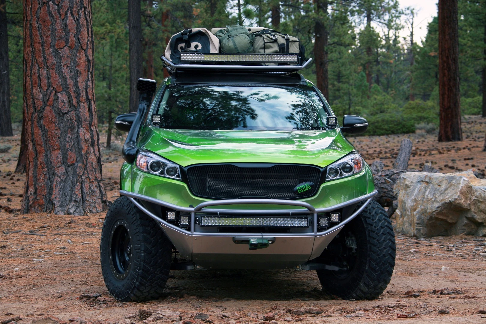 The PacWest Adventure Sorento has a 6-in lift