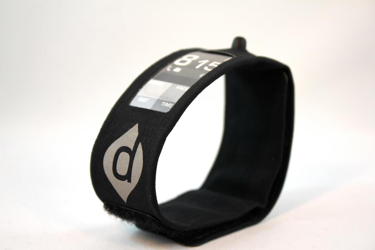 The iStick's flexible E-ink display is thinner and lighter than other watches