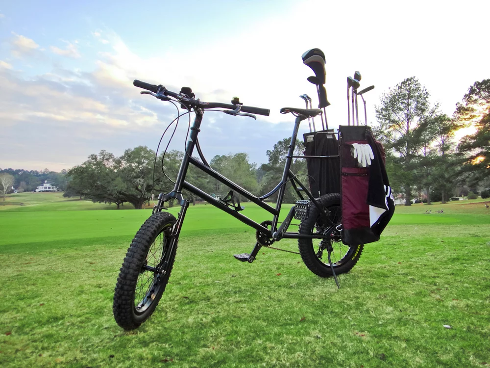 The Golf Bike in its natural habitat