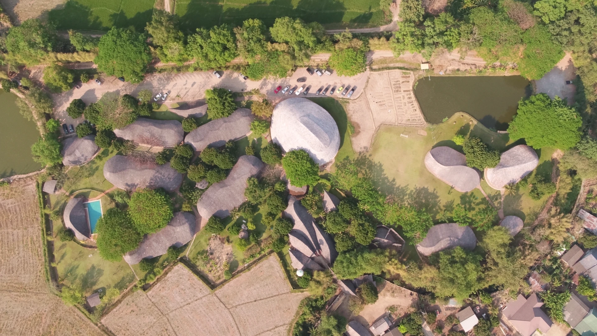 Aerial view of the Panyaden International School