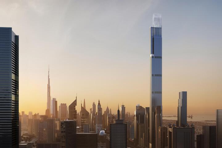 Soaring to an impressive height of 725 m (2,378 ft), the Burj Azizi will be the second-tallest skyscraper in the world