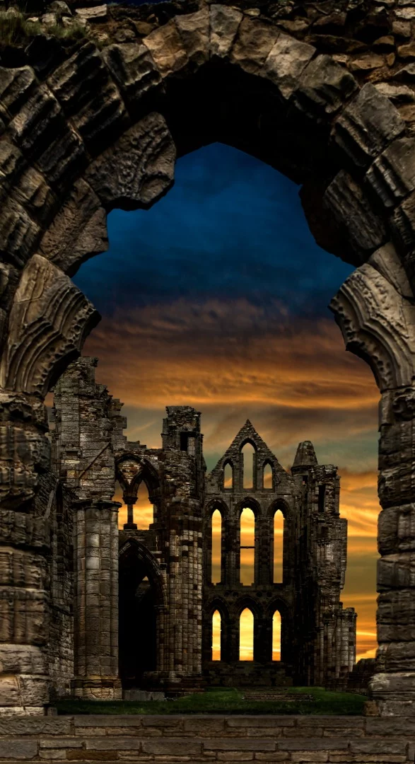 Shortlisted - Whitby Abbey. "This photograph was taken in the ruins of the eighth century abbey of St. Hilda's in Whitby, Yorkshire."