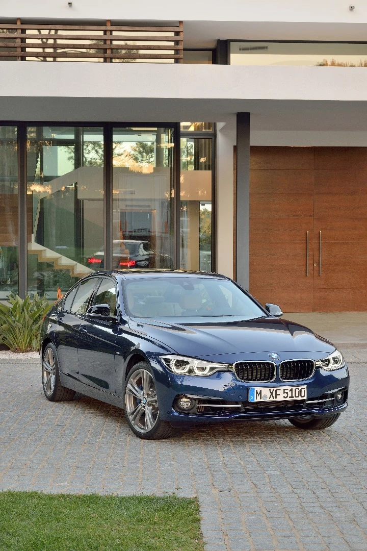 BMW's signature grille is still prominent on the 3 Series' nose