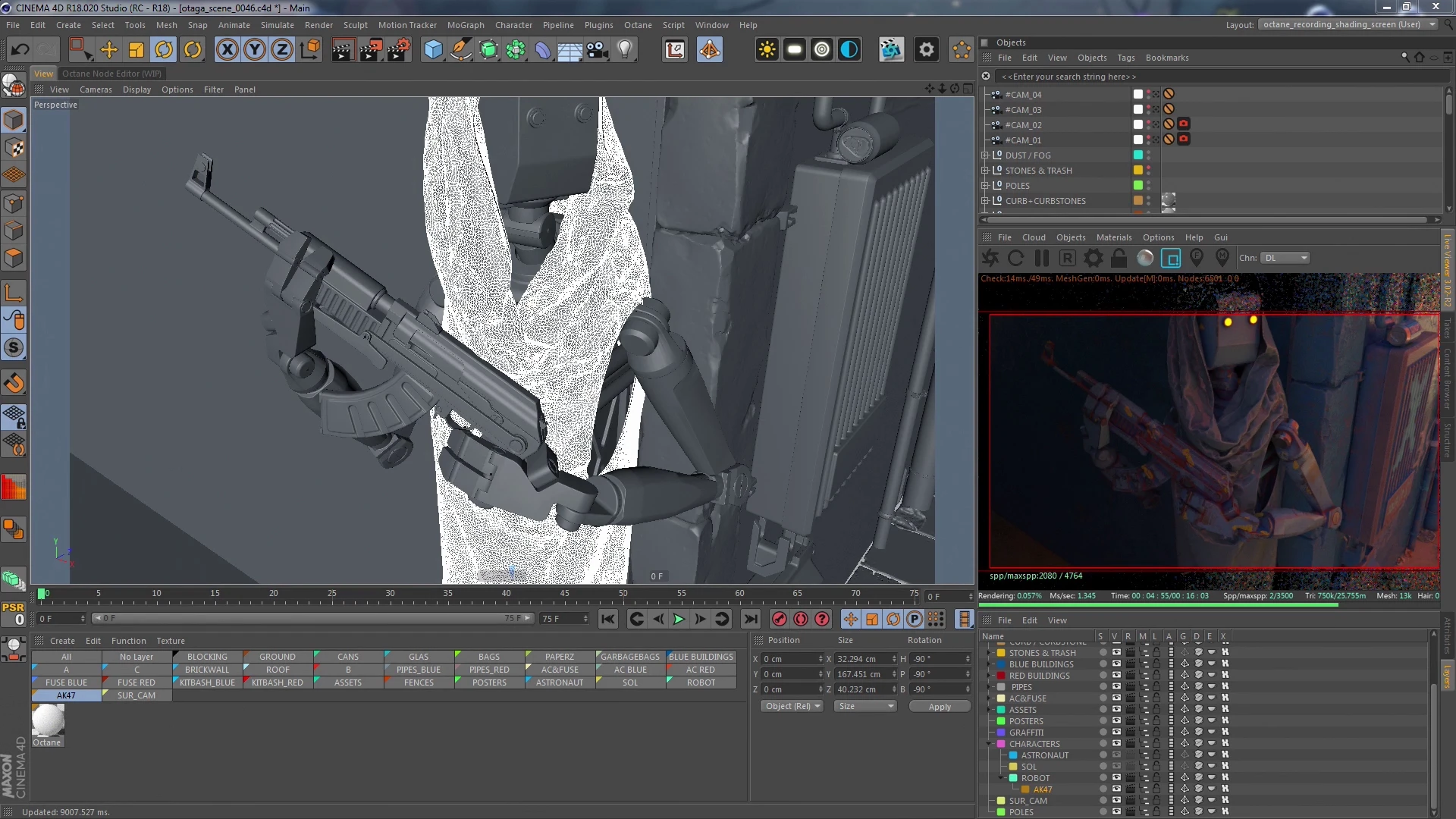 A work-in-progress screenshot from 6088AD