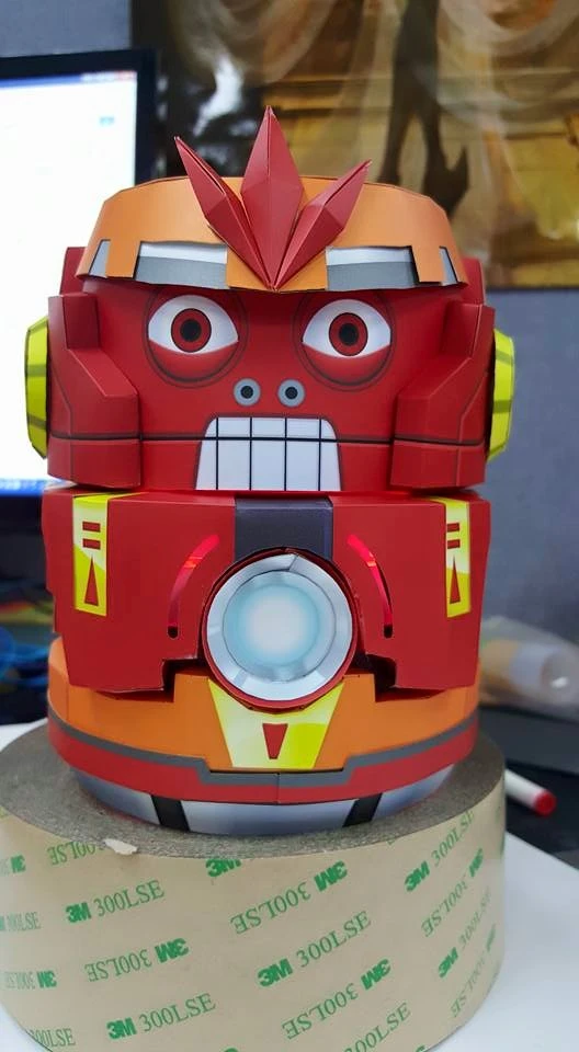 Kamibot offers printable papercraft designs to customize each robot for fun