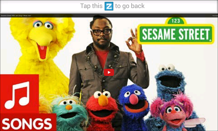 Sesame Street is part of Kid Mode entertainment