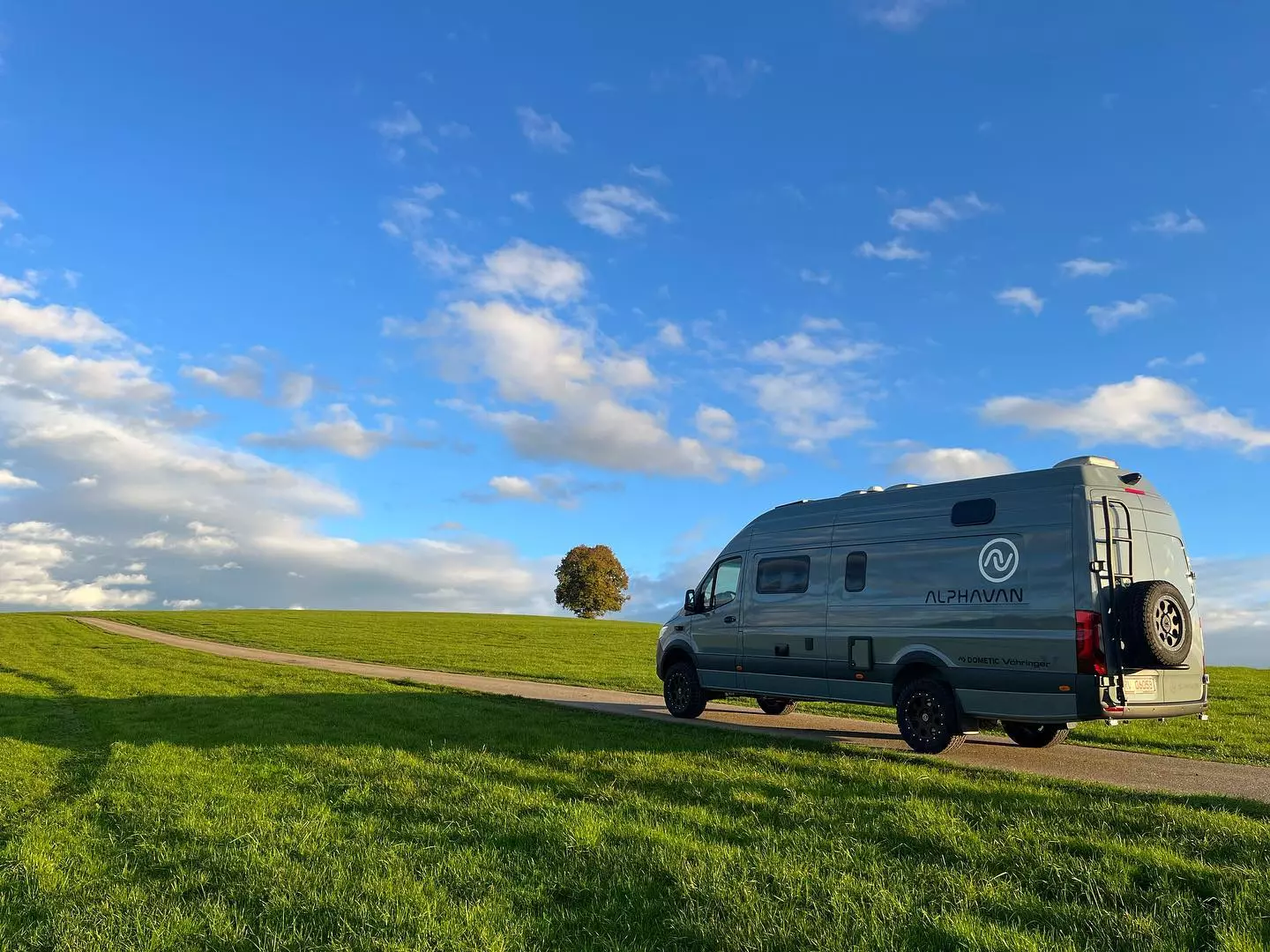 The first Alphavan 4x4 Active Line camper makes its way to enduro camp