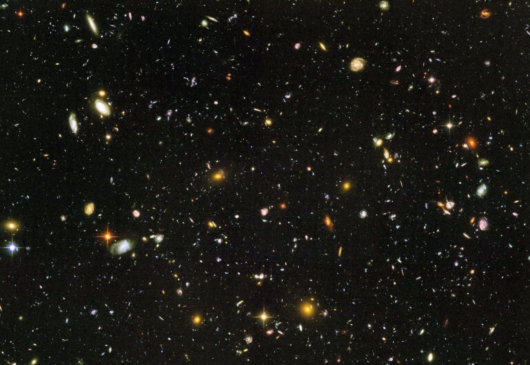 Hubble Ultra Deep Field, showing thousands of galaxies back to a time only a few hundred million years after the Big Bang (Image: NASA)