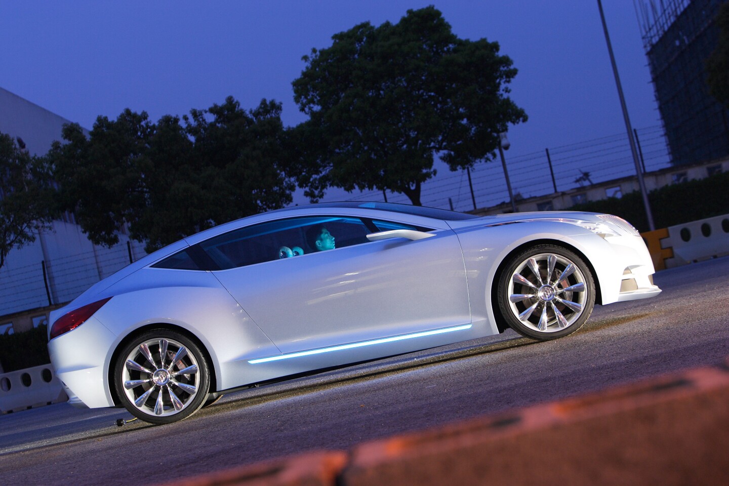 The Buick Riviera concept was inspired by moving water