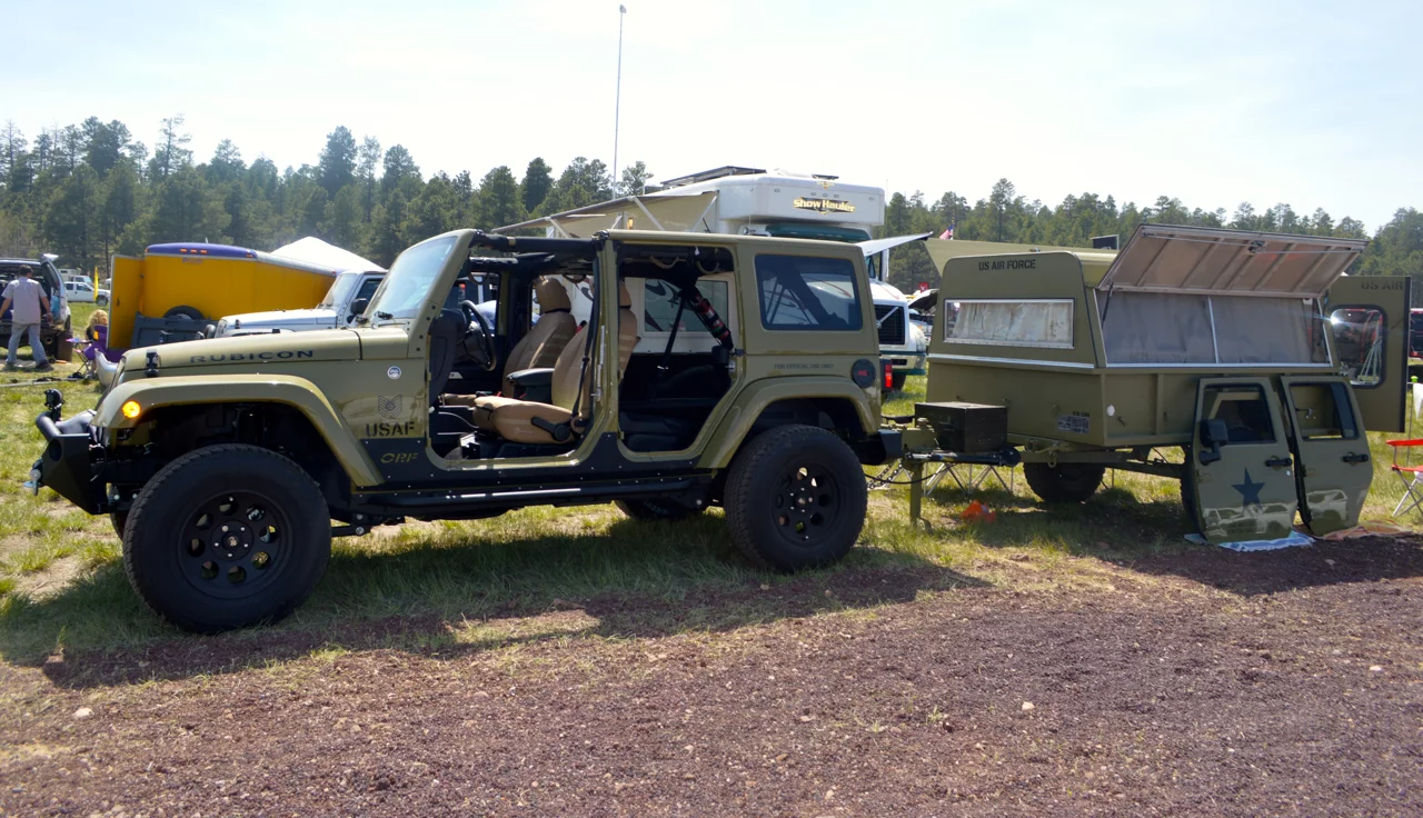US Air Force Jeep set-up