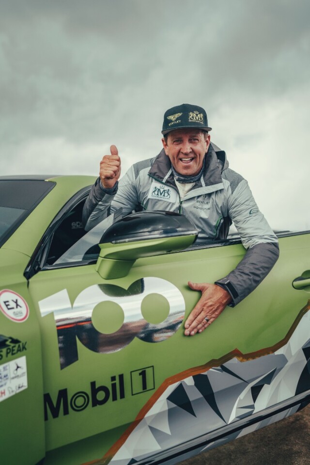 Kiwi driver Rhys Millen had by far the most comfortable run up the hill this year, and set a record in the process