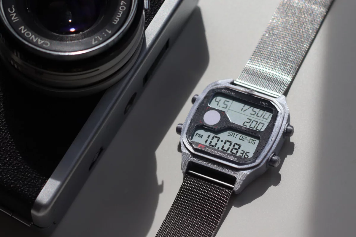 The LMW-V1 watch is presently on Kickstarter