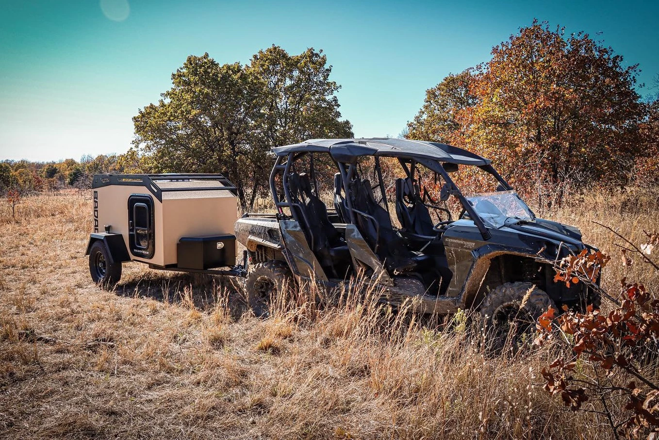 With a starting weight of 700 lb, the Badac SS-7 can even be towed with a UTV