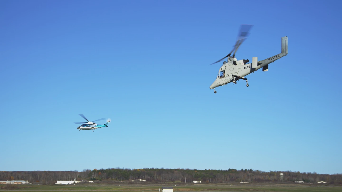 K-MAX and SARA in flight