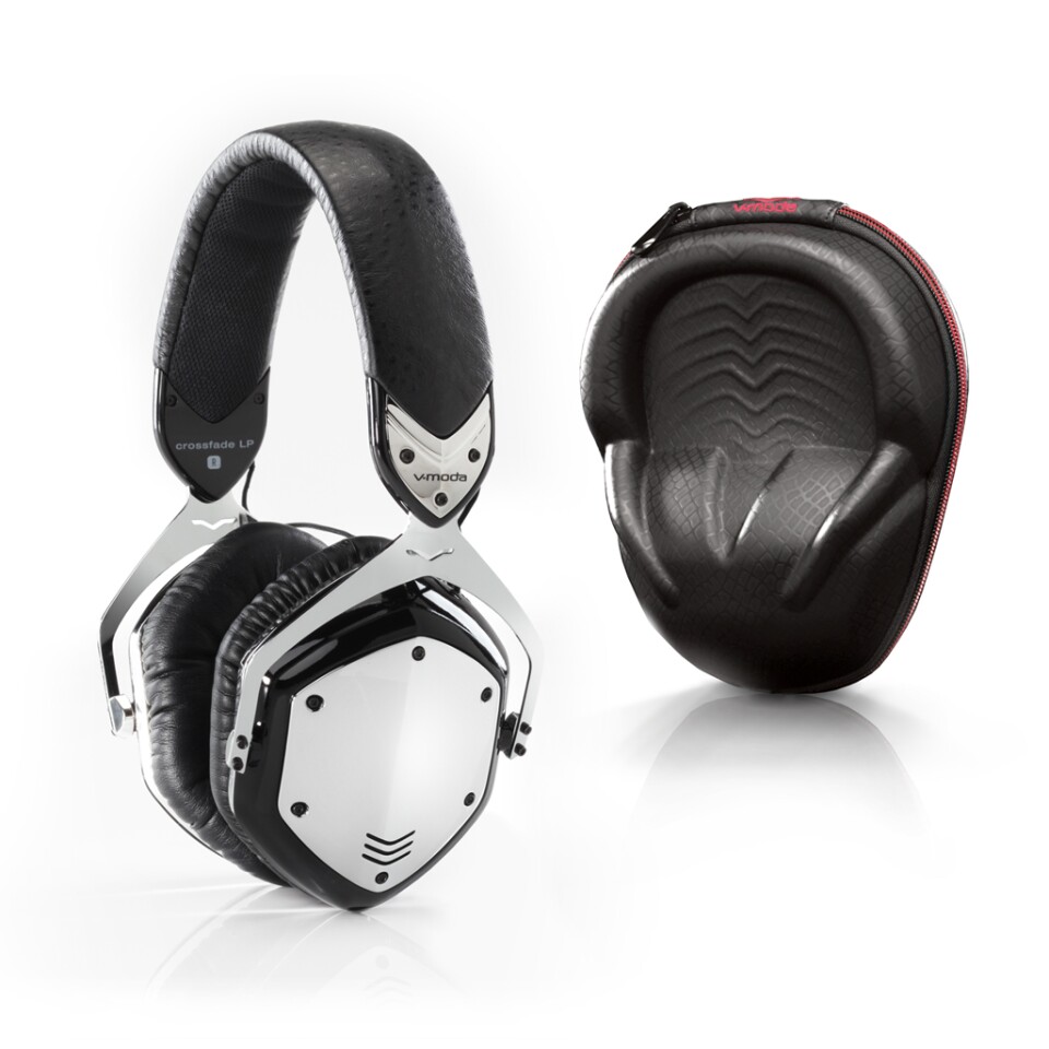 The headphones ship with a hard exoskeleton carry case