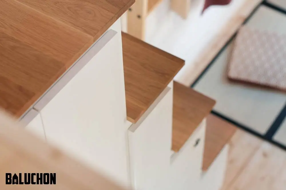 The Ondine's storage-integrated staircase