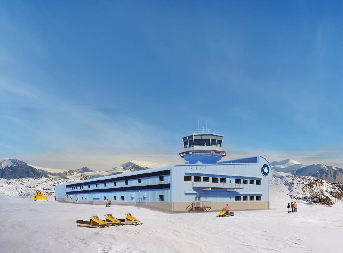 The Discovery Building will replace a series of buildings spread across the Rothera Research Station site which are deemed outdated or costly to maintain