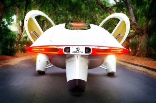 Aptera Typ-1 - from the rear