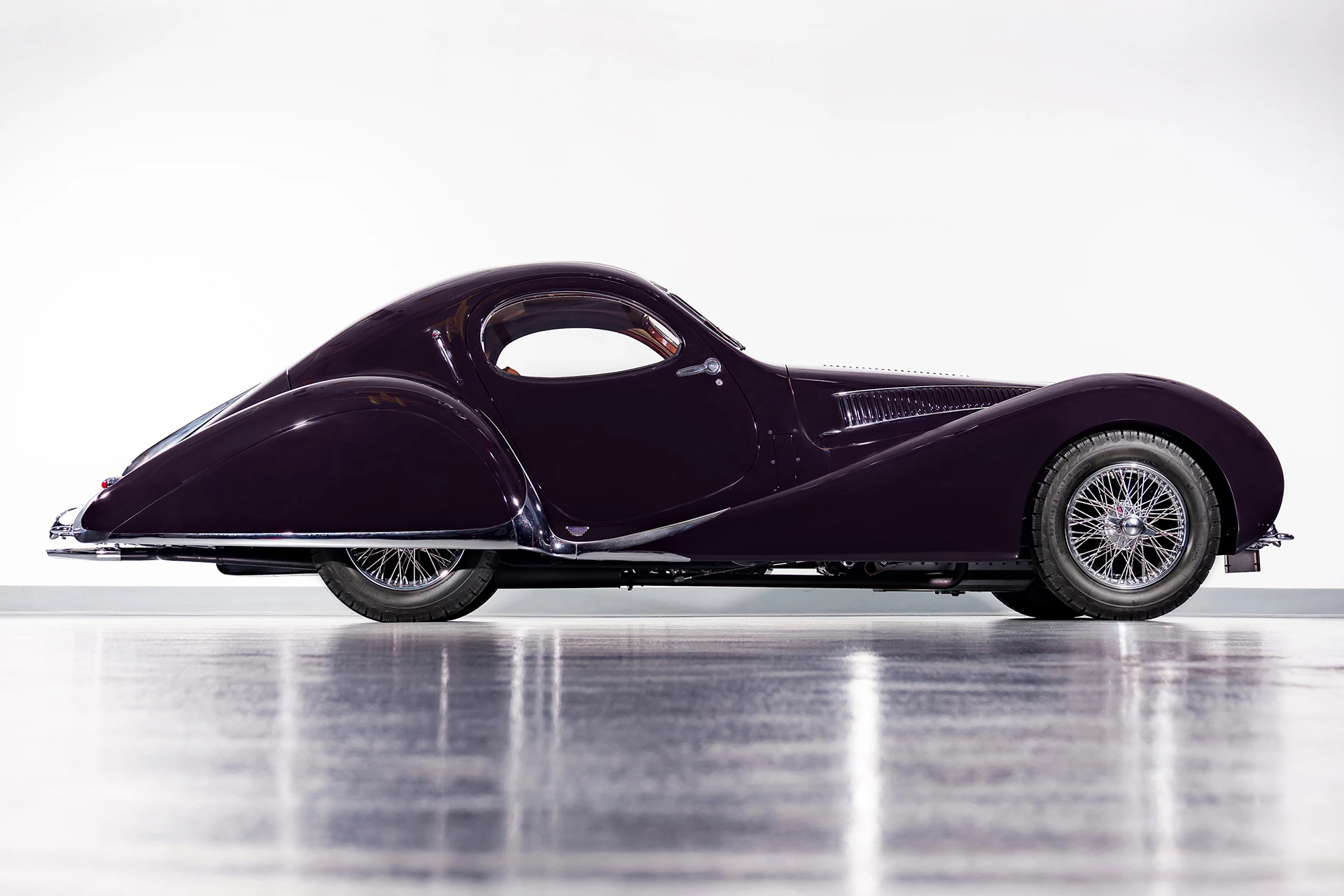 This 1938 Talbot-Lago T150-C SS Teardrop Coupe will go to auction as Lot 243 at RM Sotheby's on Friday, 19 August 2022 with an estimate of between $9,000,000 and $11,000,000