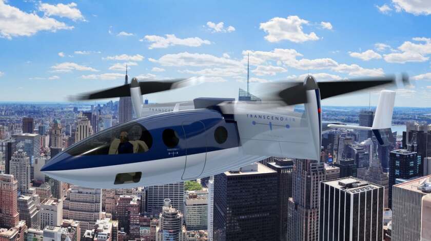 The Vy pivots from an aircraft capable of helicopter-style take off and landing (albeit with two main overhead rotors rather than one) to one capable of cruising at 405 mph (652 km/h) by virtue of its tilt-wing design