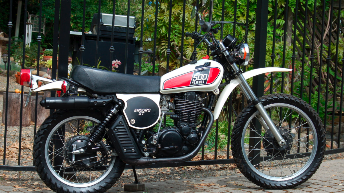 An absolute bargain at $11,000 as this is another landmark motorcycle in as-new condition with virtually all original equipment. There may have been quite a few of these sold, but very few weren't modified. Make no mistake about the significance of this motorcycle as it was an absolute revelation in 1976, proving that big singles could be perfectly reliable and very fast. In 1976, this bike was a revelation. In 1977, Bengt Aberg won the first race of the 500cc Luxembourg Motocross Grand Prix on a modified XT500, then in 1979, Cyril Neveu led a 1-2 Yamaha 500 win in the inaugural 1979 Paris-Dakar race. In 1980, Neveu led a Yamaha 500 1-2-3-4 whitewash in the second Paris-Dakar race. The XT500 spawned a dynasty of Yamaha single cylinder motorcycles which survives to this day.