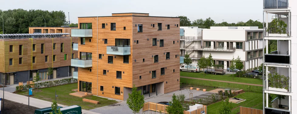 Woodcube is on display at IBA Hamburg until November (Photo: IBA Hamburg)