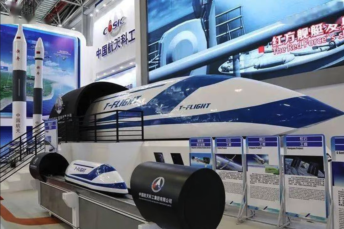 China claims its T-Flight vacuum-tube maglev train has set a world speed record in prototype testing. It's eventually targeting at least 1,000 km/h, significantly quicker than an airliner