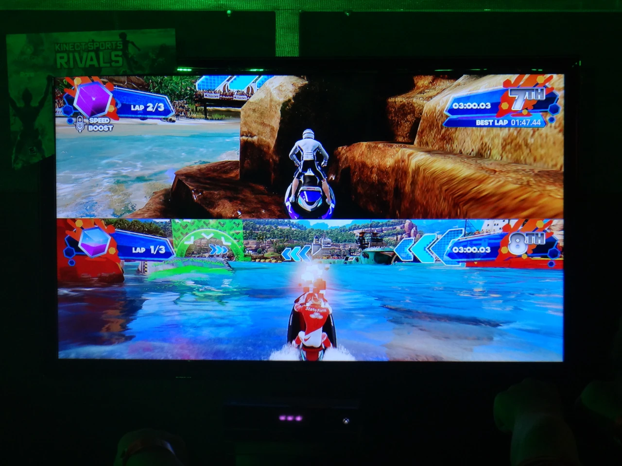 Like its predecessor, Kinect Sports Rivals is a collection of motion-controlled games that are mainly intended to show off the new Kinect sensor's capabilities