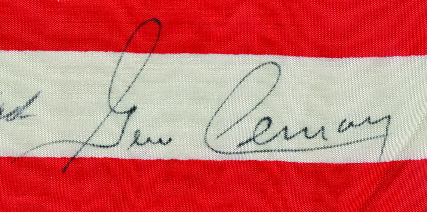 Signature of Gene Cernan of the Apollo 10 crew