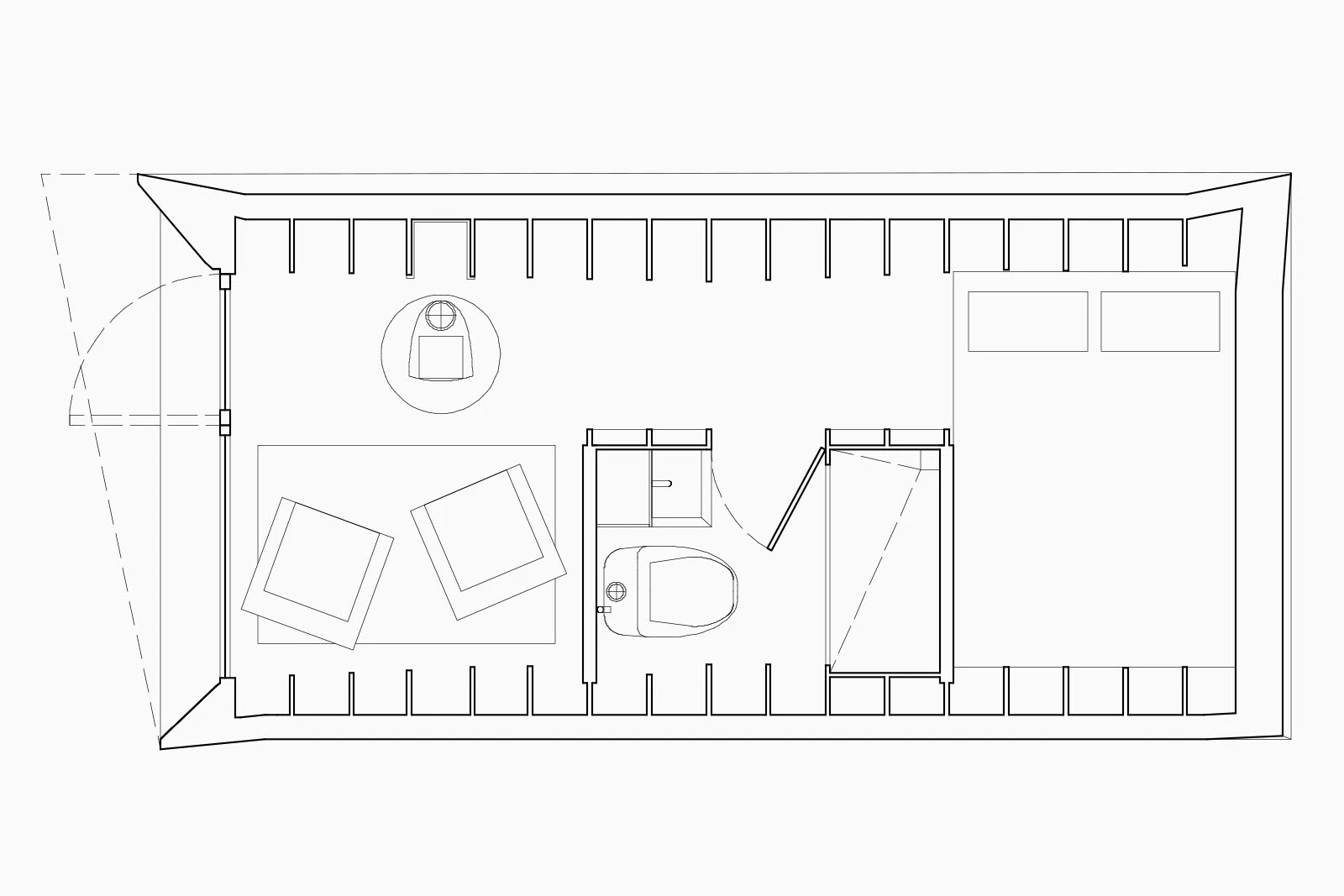 Arthur's Cave floorplan