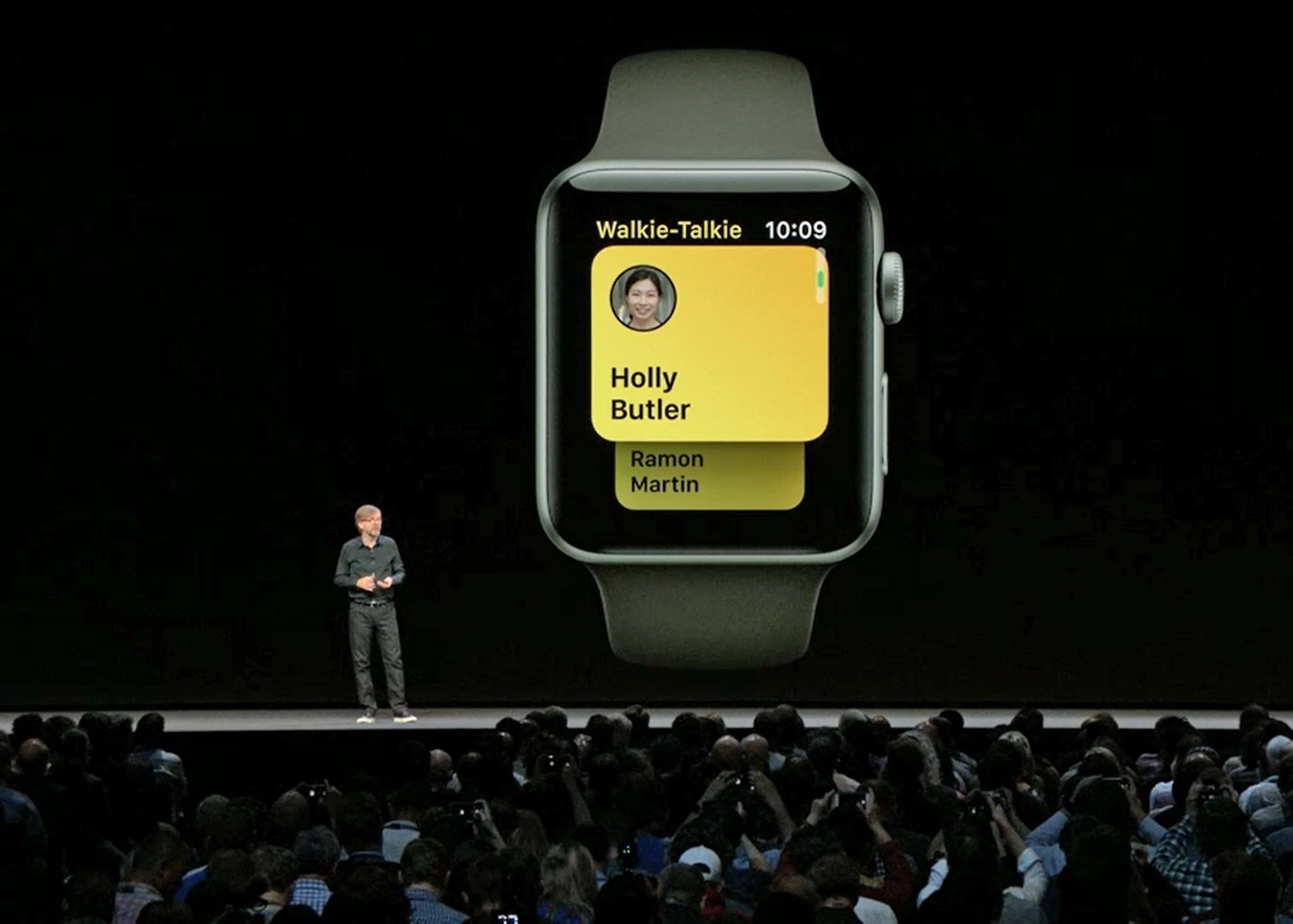 A new Walkie Talkie app lets you speak to another Apple Watch user