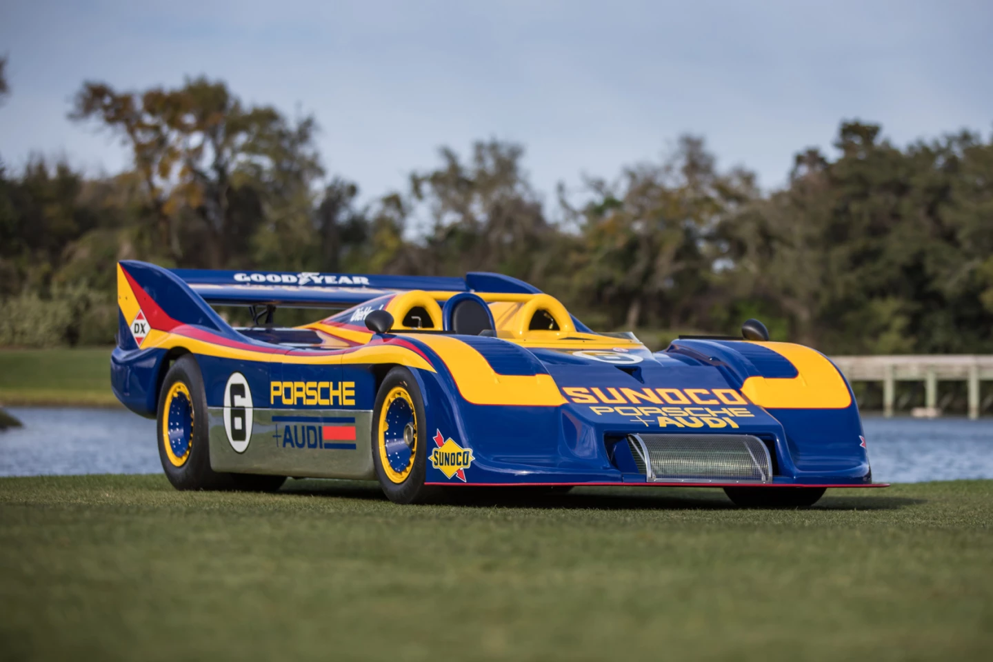 A 1973 Porsche 917/30 Can-Am Spyder owned by Rob Kauffman of Charlotte, North Carolina took home the Best in Show Concours de Sport Trophy. Despite its age, the car is still the most powerful circuit racing car ever made, setting a closed course speed record of 221.16 mph at Talladega Superspeedway in 1975.